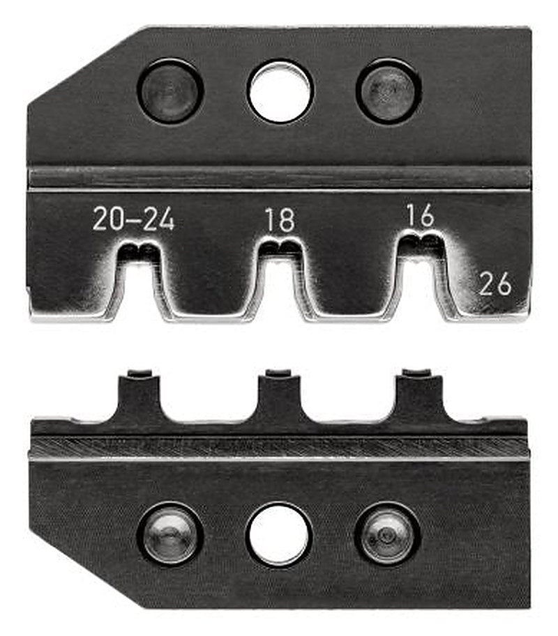 Knipex, Micro-Fit Crimp Die Set, Coaxial Type Crimp Die Black