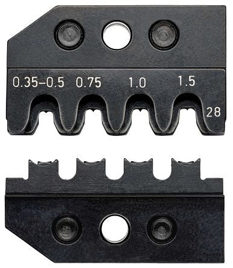 Knipex, 97 43 Crimp Die, Coaxial Type Die Set Grey