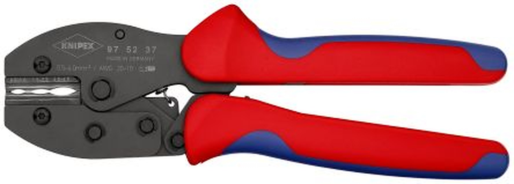 Knipex PreciForce 4 mm Crimp Tool Crimp Tool for Heatshrink Terminals