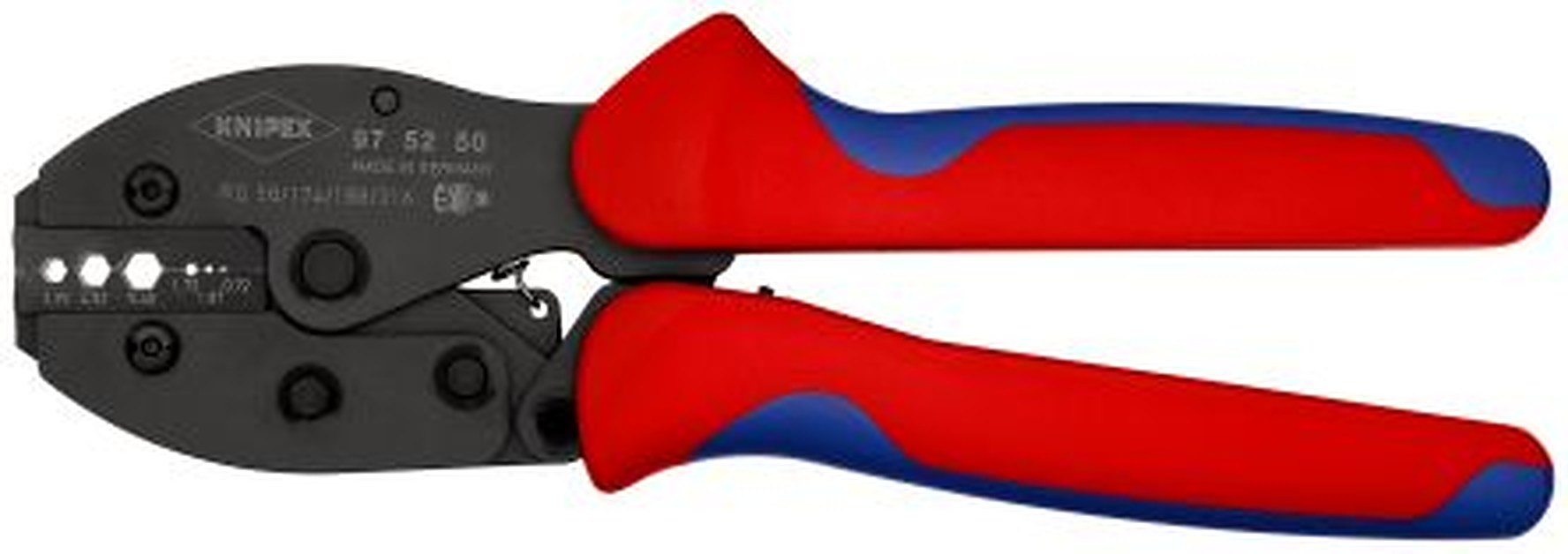Knipex PreciForce 1.5 mm Crimp Tool Crimp Tool for TNC Connectors, BNC Connectors