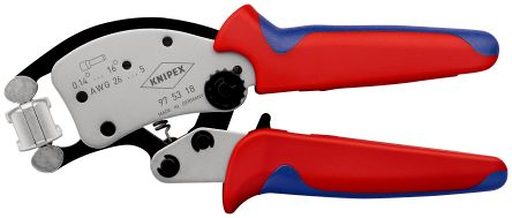 Knipex Twistor 16 Crimp Tool for Wire Ferrules