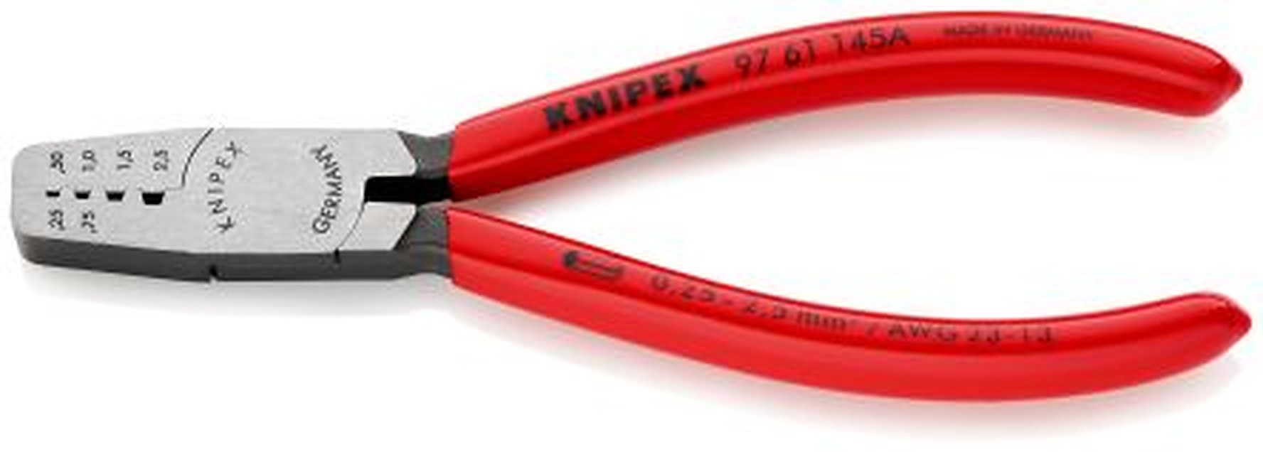 Knipex 3.5 mm Crimp Tool Crimp Tool for Bootlace Ferrule