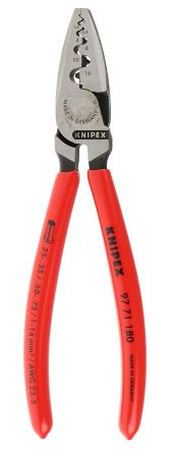 Knipex 1.5 mm Crimp Tool Crimp Tool for Bootlace Ferrule