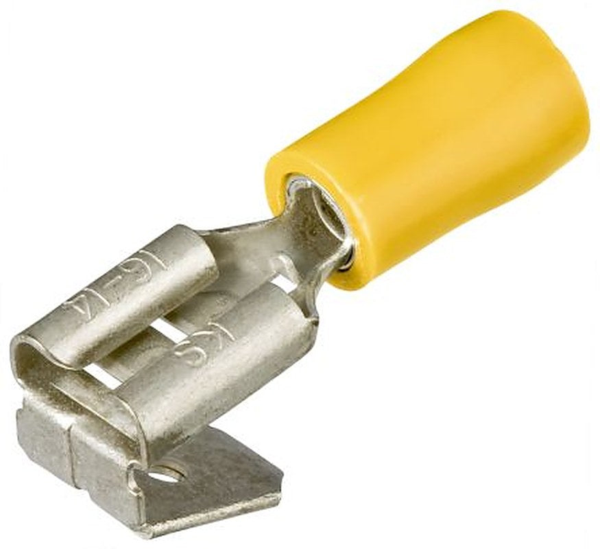 Knipex 97 99 0 Yellow Insulated Female Spade Connector 12 AWG to 10 AWG