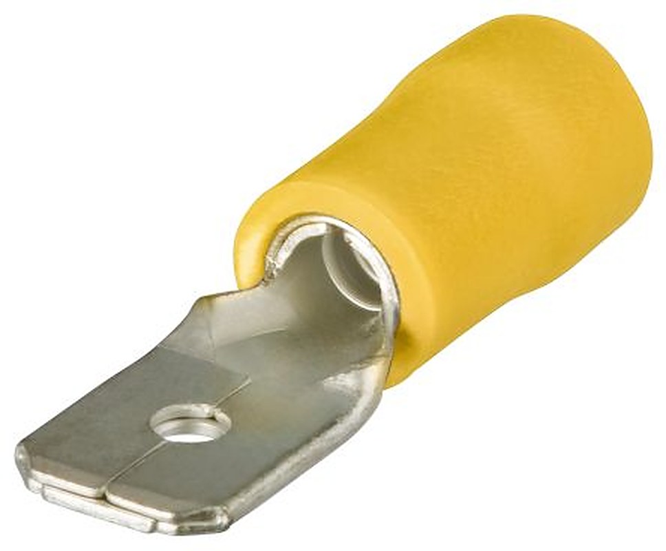 Knipex, 97 99 Insulated Crimp Blade Terminal, 12 AWG to 10 AWG, Yellow