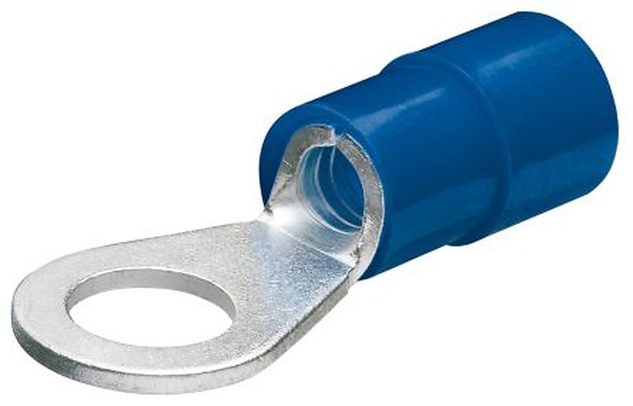 Knipex, 97 99 1 Insulated Ring Terminal, 8 mm Stud Size 16 AWG 14 AWG Wire Size, Blue