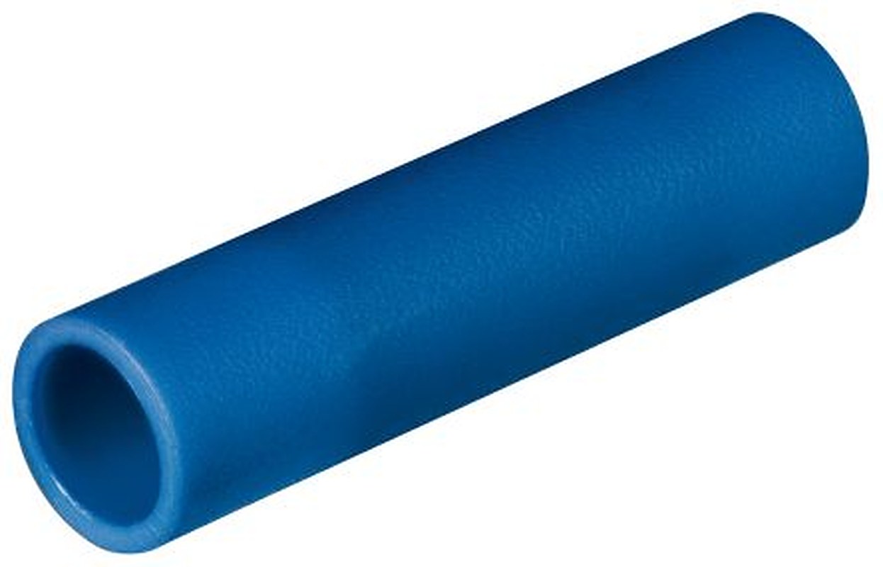 Knipex, 97 99 Butt Splice Connector, Blue, Tin 14 AWG