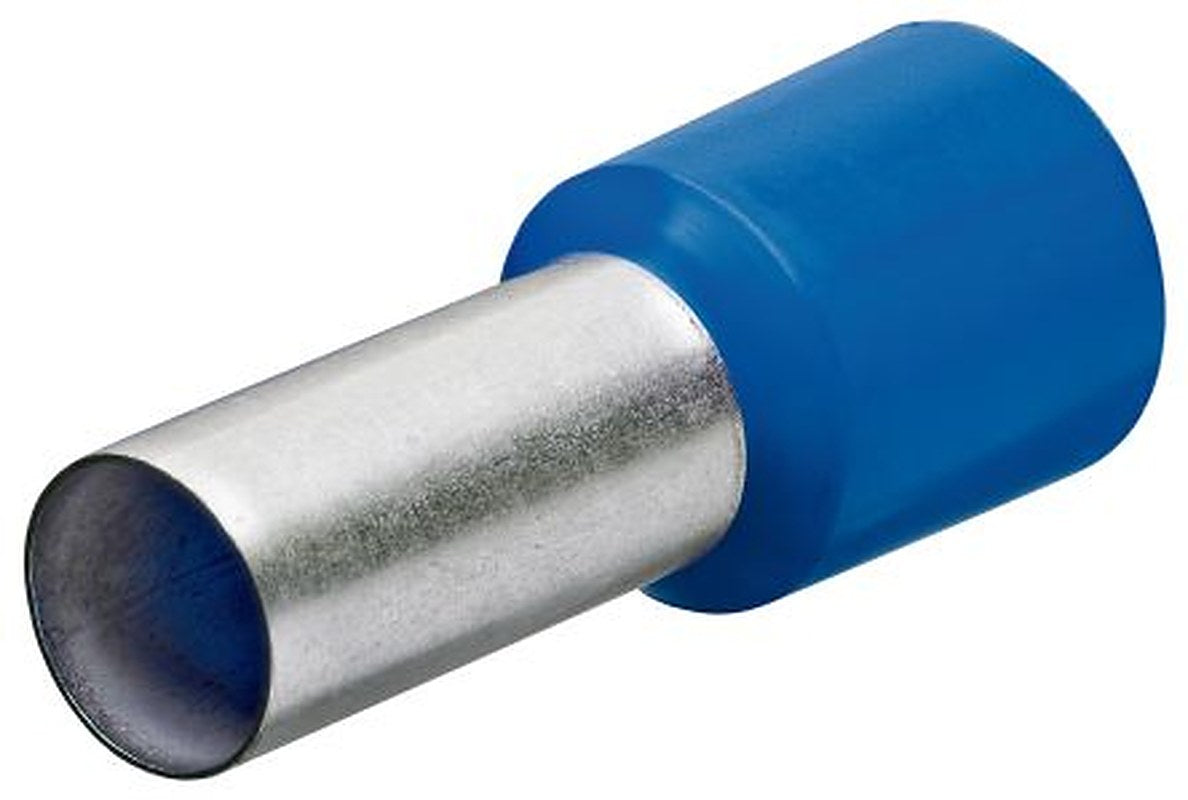 Knipex, 97 99 Insulated Ferrule, 12 mm Pin Length, 5.8 mm Pin Diameter, Blue from 6 AWG to 6 AWG Wire Size