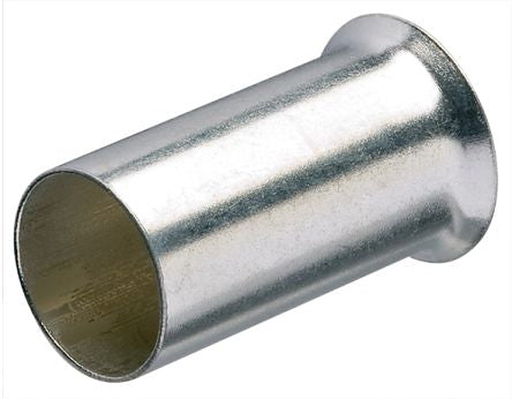 Knipex, 97 99 Uninsulated Ferrule, 7 mm Pin Length, 3.4 mm Pin Diameter, Sliver from 14 AWG to 14 AWG Wire Size