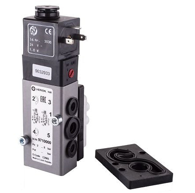 Norgren Spool Valve - 3/2, 5/2 Solenoid/Spring G 97100  Series 230 V ac, 24V dc