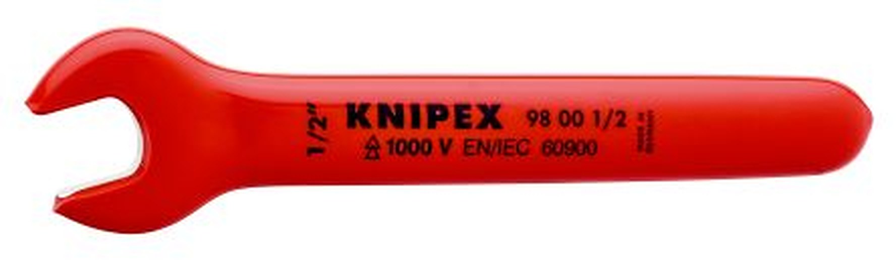 Knipex Open End Wrench, 139.7mm Overall, 45689 in Jaw Capacity VDE/1000V Approved