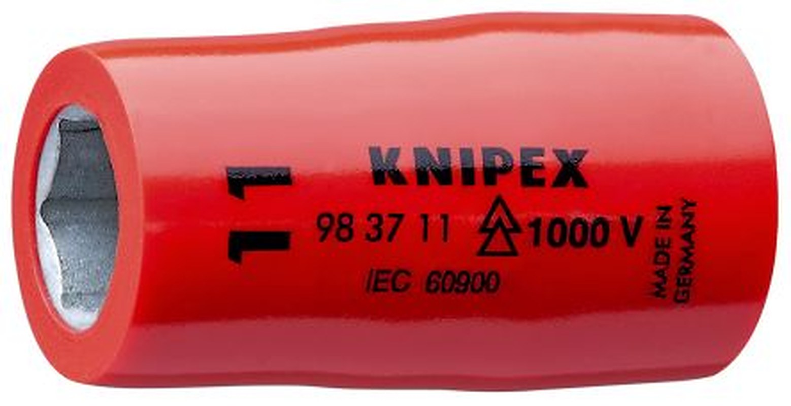Knipex 3/8 in Drive 3/8 in 6 Point Square VDE/1000V Approved, 43mm Overall Length