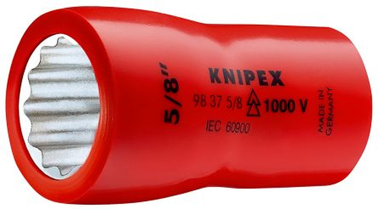 Knipex 3/8 in Drive 45872 in Hexagon Hex VDE/1000V Approved, 42mm Overall Length