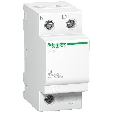iPF K 40 modular surge arrester - 1 pole + N - 340V (iPF K 40 modular surge arrester) is a Schneider Electric product. Designed for reliable performance and long service life. Available across Iraq — contact us for pricing and delivery options.