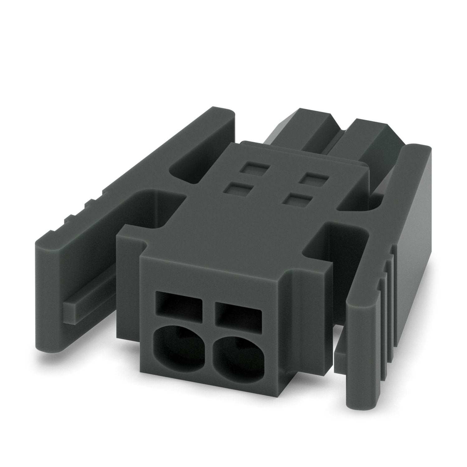 PCB connector, nominal cross section: 0.5 mm 2 , color: black, nominal current: 6 A, rated voltage (III/2): 160 V, contact surface: Sn, contact connection type: Socket, number of potentials: 2, number of rows: 1, number of positions: 2, number of connections: 2, product range: PTSM 0,5/..-PL, pitch: 2.5 mm, connection method: Push-in spring connection, conductor/PCB connection direction: 0 °, plug-in system: COMBICON PTSM, locking: Snap-in locking, mounting method: Latching flange, type of packaging: packed
