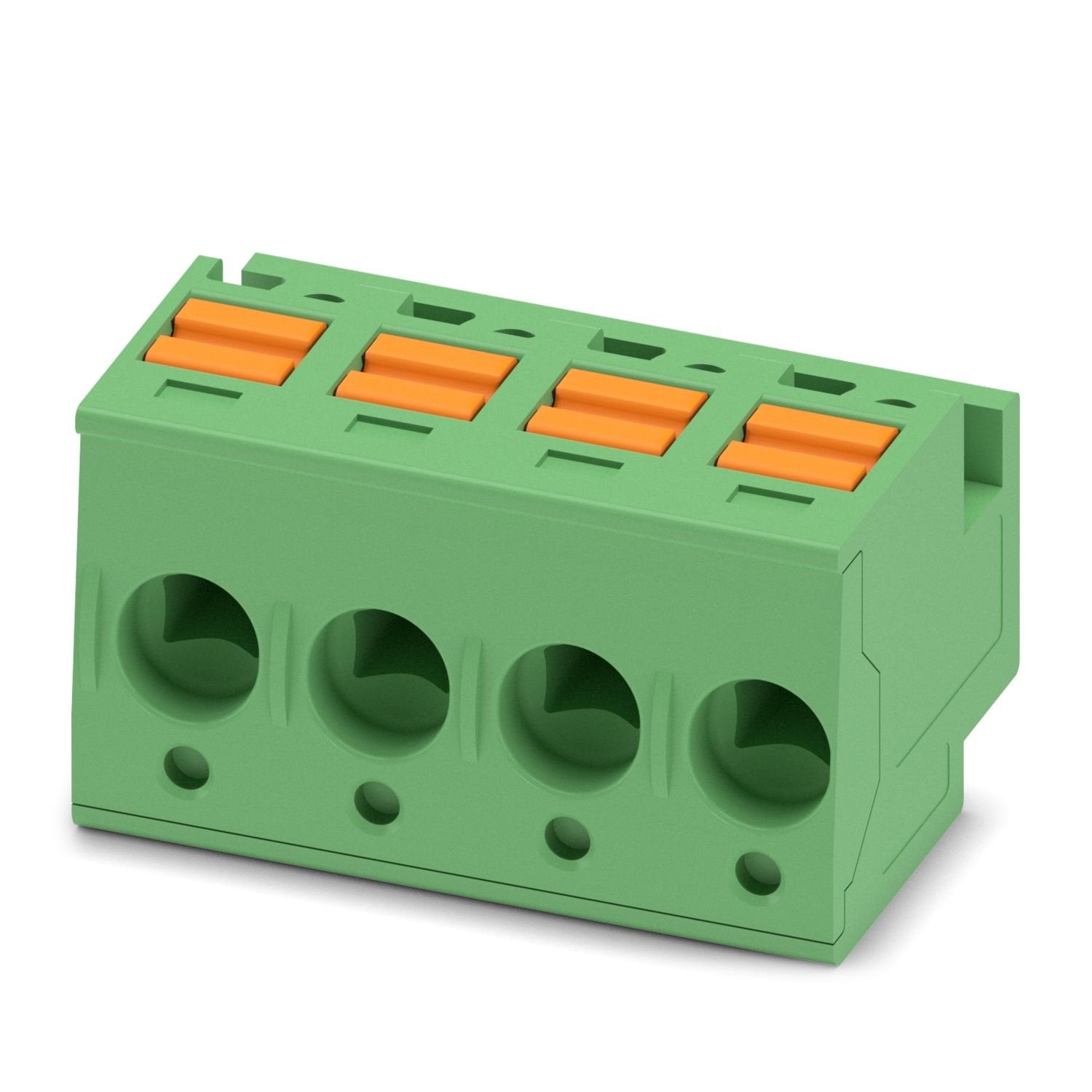 PCB connector, nominal cross section: 1.5 mm 2 , color: green, nominal current: 10 A, rated voltage (III/2): 400 V, contact surface: Sn, contact connection type: Socket, number of potentials: 4, number of rows: 1, number of positions: 4, number of connections: 4, product range: PTS 1,5/..-PH, pitch: 5 mm, connection method: Push-in spring connection, conductor/PCB connection direction: 0 °, plug-in system: COMBICON PST 1,3, locking: without, mounting method: without, type of packaging: packed in cardboard