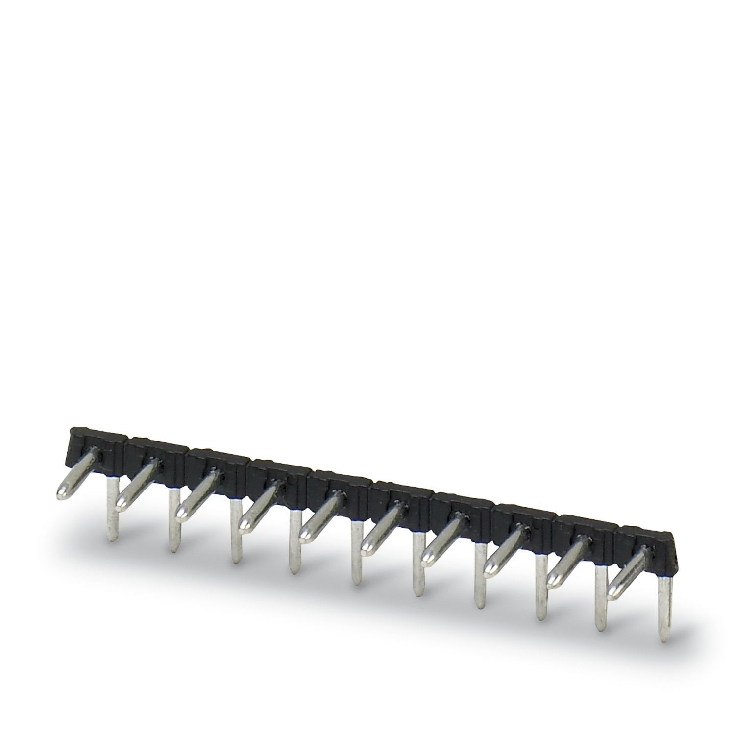 Pin strip, nominal cross section: 1.5 mm 2 , color: black, nominal current: 12 A (depends on the plug used), rated voltage (III/2): 320 V, contact surface: Sn, contact connection type: Pin, number of potentials: 8, number of rows: 1, number of positions: 8, number of connections: 8, product range: PST 1,3/..-H, pitch: 5 mm, mounting: THR soldering / wave soldering, pin layout: Linear pinning, solder pin [P]: 6.8 mm, plug-in system: COMBICON PST 1,3, locking: without, mounting method: without, type of packag