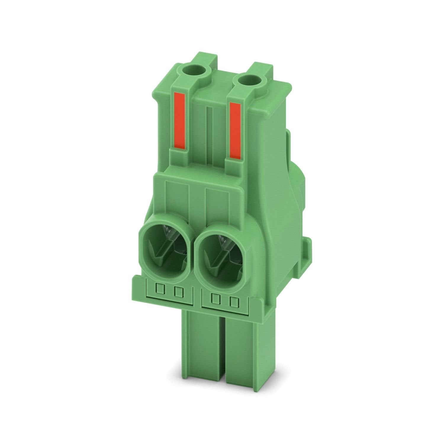 PCB connector, nominal cross section: 16 mm 2 , color: green, nominal current: 32 A, rated voltage (III/2): 1000 V, contact surface: Sn, contact connection type: Socket, number of potentials: 2, number of rows: 1, number of positions: 2, number of connections: 2, product range: PC 6/..-ST-BUS, pitch: 7.62 mm, connection method: Displacement connection, screw head form: T15 Torx®, conductor/PCB connection direction: 0 °, locking clip: - without locking clip, plug-in system: COMBICON PC 6, locking: without, m