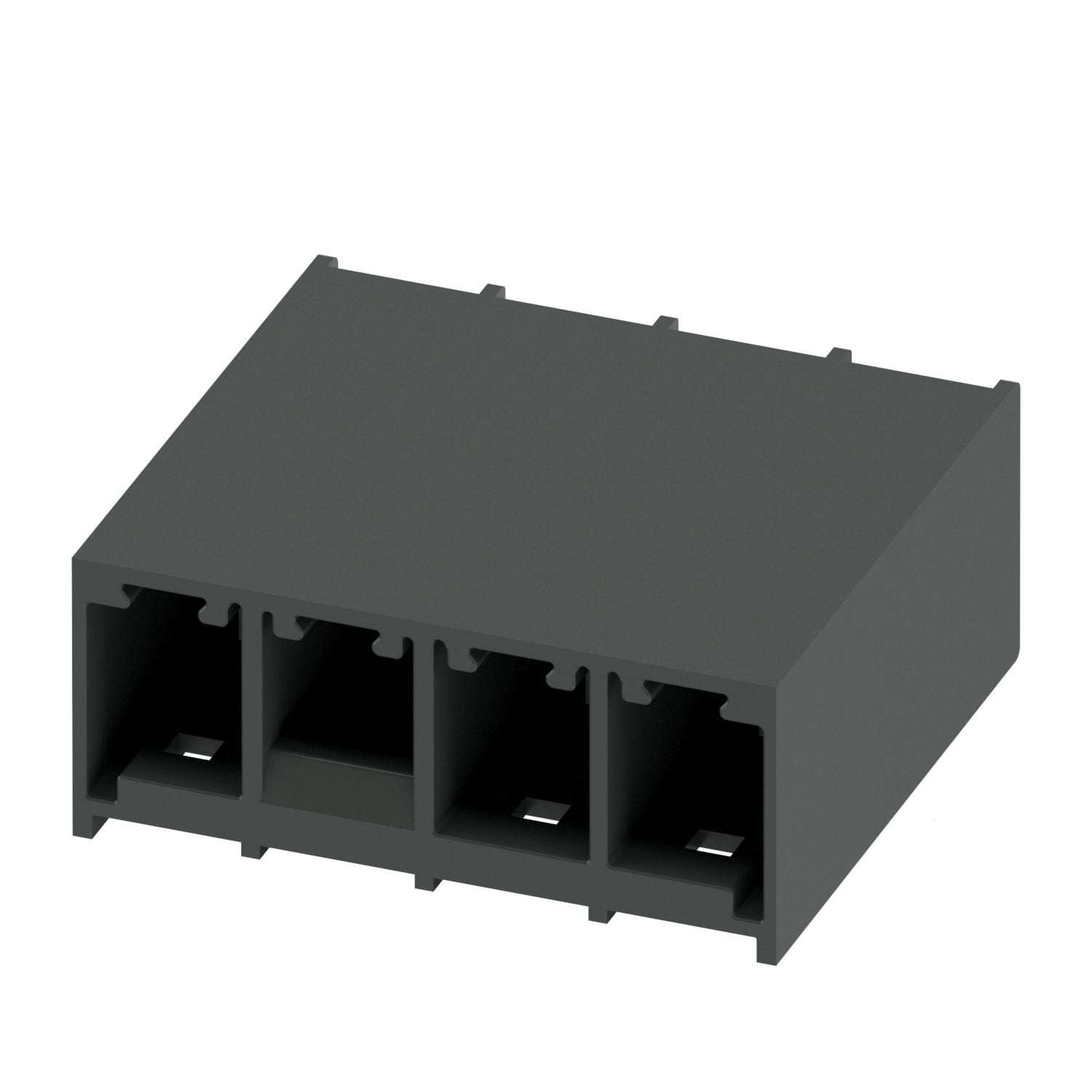 PCB headers, nominal cross section: 6 mm 2 , color: black, nominal current: 41 A, rated voltage (III/2): 630 V, contact surface: Sn, contact connection type: Pin, number of rows: 1, number of positions: 3, product range: PC 6/..-GL-THR, pitch: 7.62 mm, mounting: THR soldering / wave soldering, pin layout: Linear pinning, solder pin [P]: 2.6 mm, number of solder pins per potential: 3, plug-in system: COMBICON PC 6, Pin connector pattern alignment: Standard, locking: Snap-in locking, mounting method: Latching