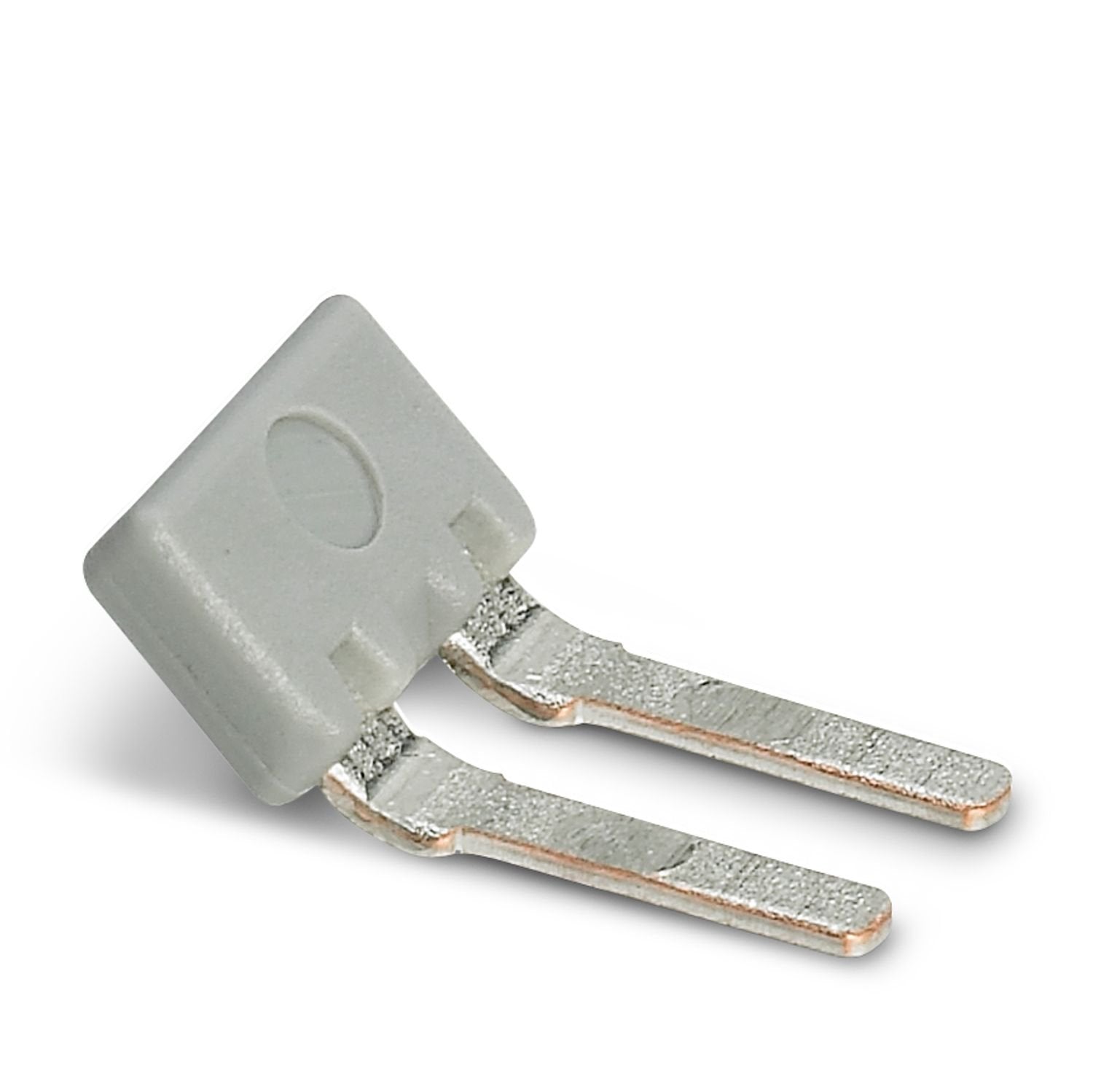 Insertion bridge for plugs featuring a screw connection with a 3.81 mm pitch