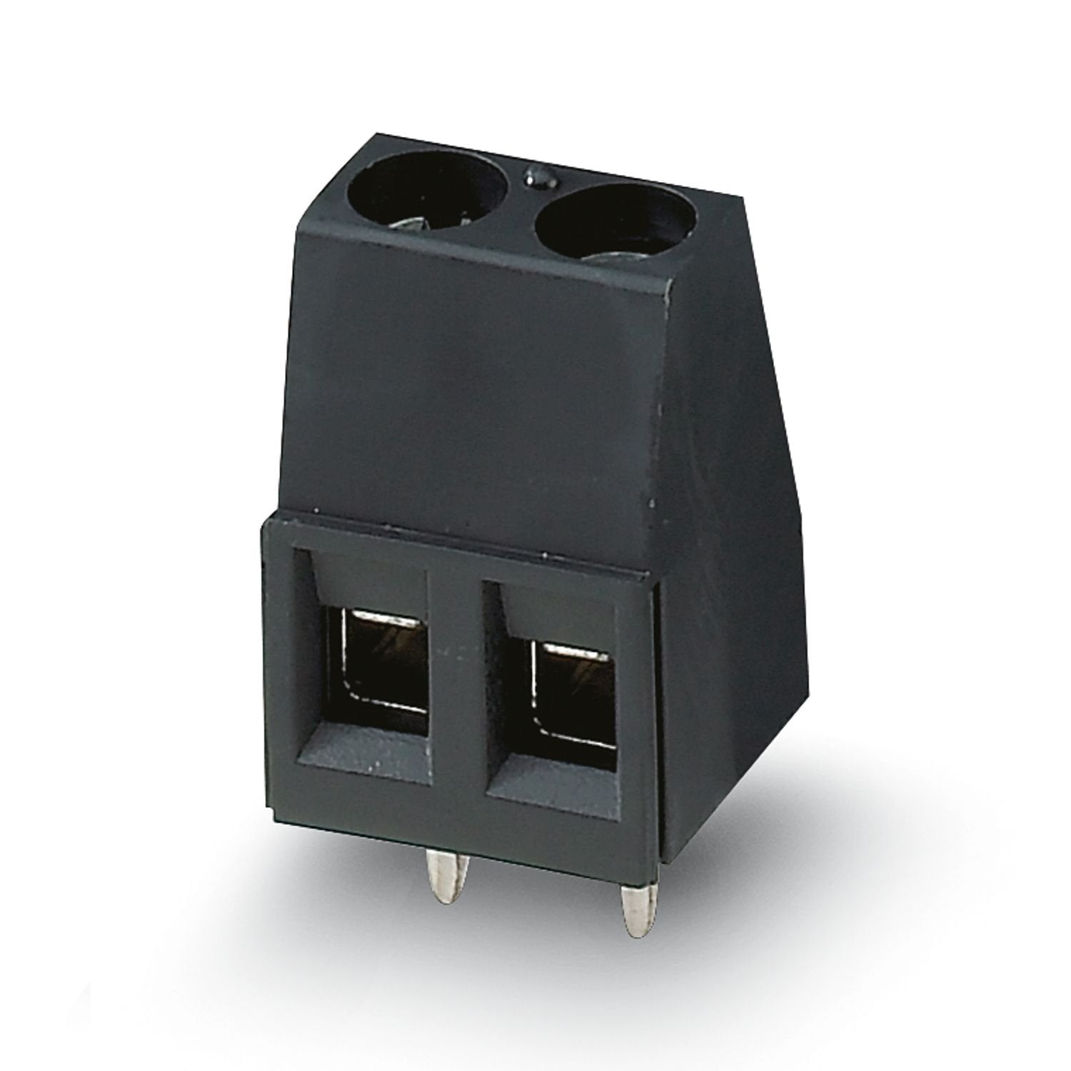 Printed circuit board terminal, nominal current: 17.5 A, rated voltage (III/2): 320 V, nominal cross section: 1.5 mm 2 , number of potentials: 3, number of rows: 1, number of positions per row: 3, product range: MKDS 1,5/..-HT, pitch: 5.08 mm, connection method: Screw connection with tension sleeve, screw head form: L Slotted, mounting: THR soldering / wave soldering, conductor/PCB connection direction: 0 °, color: black, Pin layout: Linear pinning, Solder pin [P]: 3.5 mm, number of solder pins per potentia
