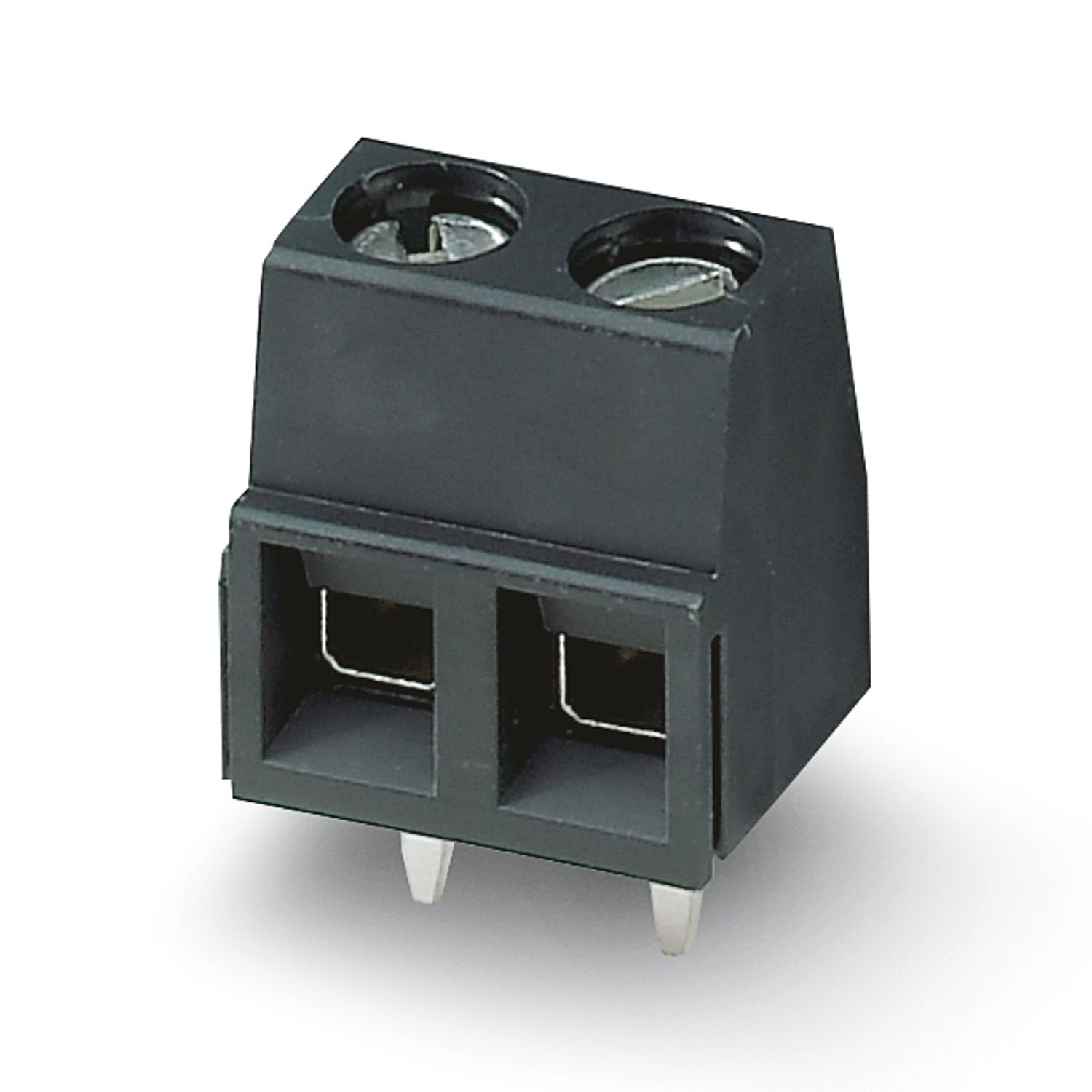 Printed circuit board terminal, nominal current: 13.5 A, rated voltage (III/2): 320 V, nominal cross section: 1.5 mm 2 , number of potentials: 8, number of rows: 1, number of positions per row: 8, product range: MKDSN 1,5/..-HT, pitch: 5 mm, connection method: Screw connection with tension sleeve, screw head form: L Slotted, mounting: THR soldering / wave soldering, conductor/PCB connection direction: 0 °, color: black, Pin layout: Linear pinning, Solder pin [P]: 3.5 mm, number of solder pins per potential: