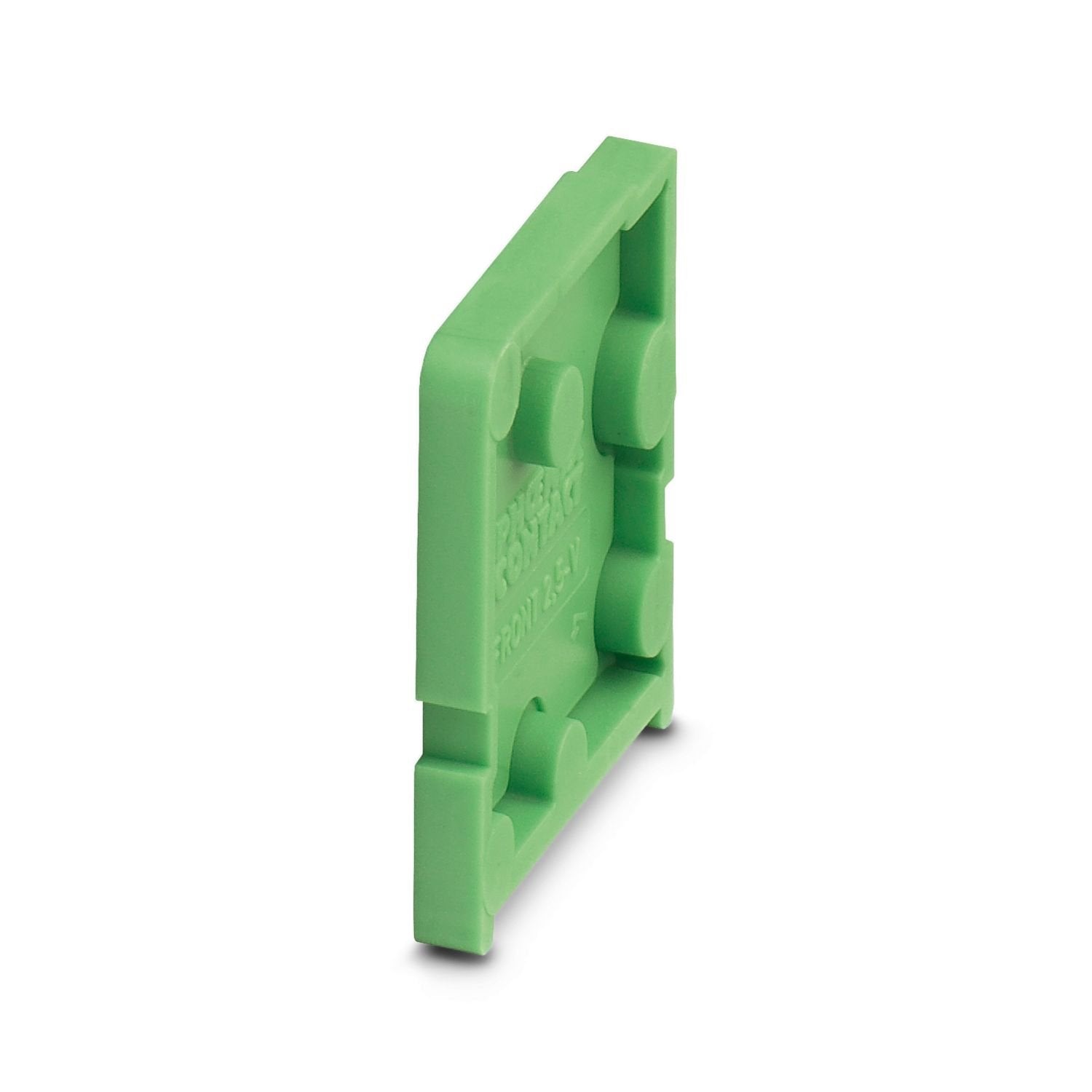 Cover required at the end of a row of terminal blocks