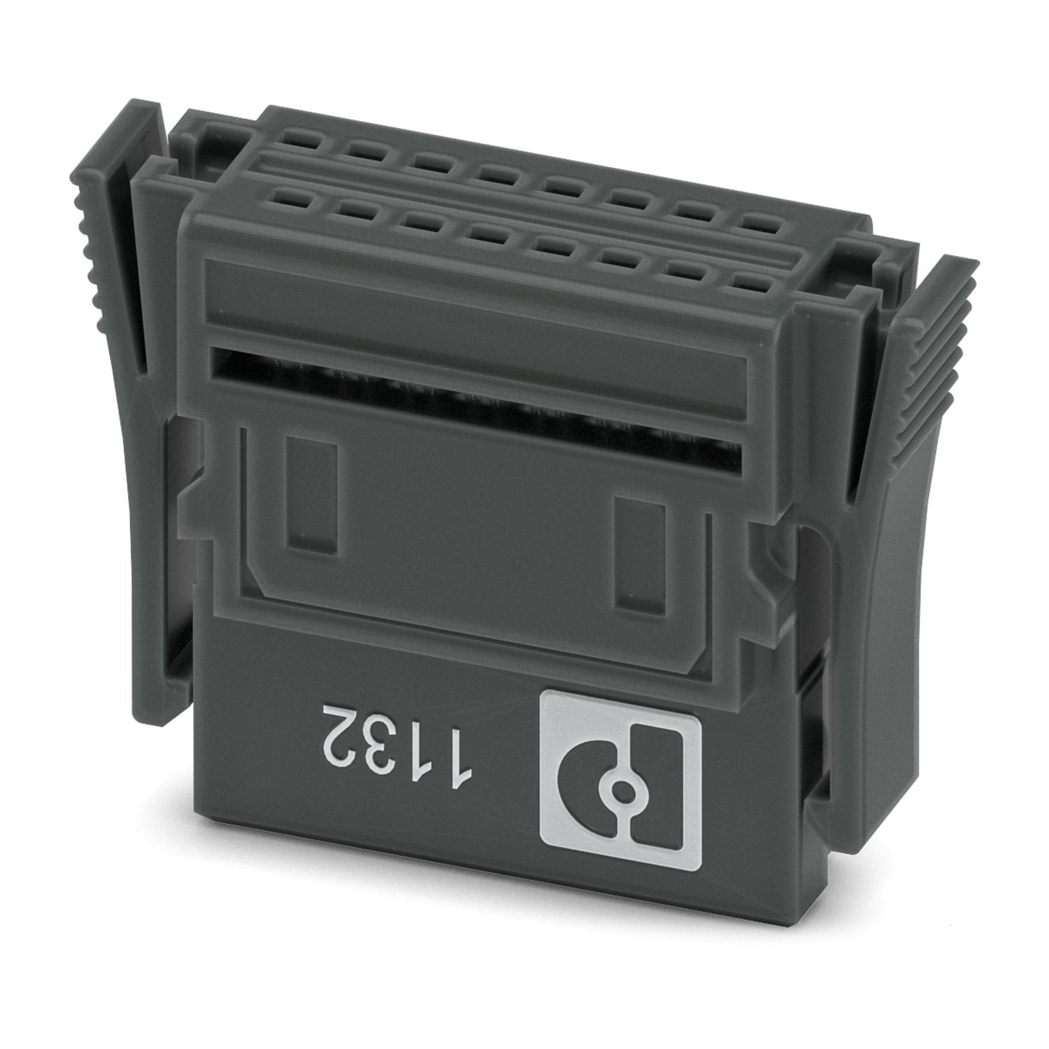 IDC female connector, nominal current: 1.4 A, test voltage: 500 V AC, number of positions: 16, pitch: 1.27 mm, color: black, contact surface: Au, contact connection type: Socket