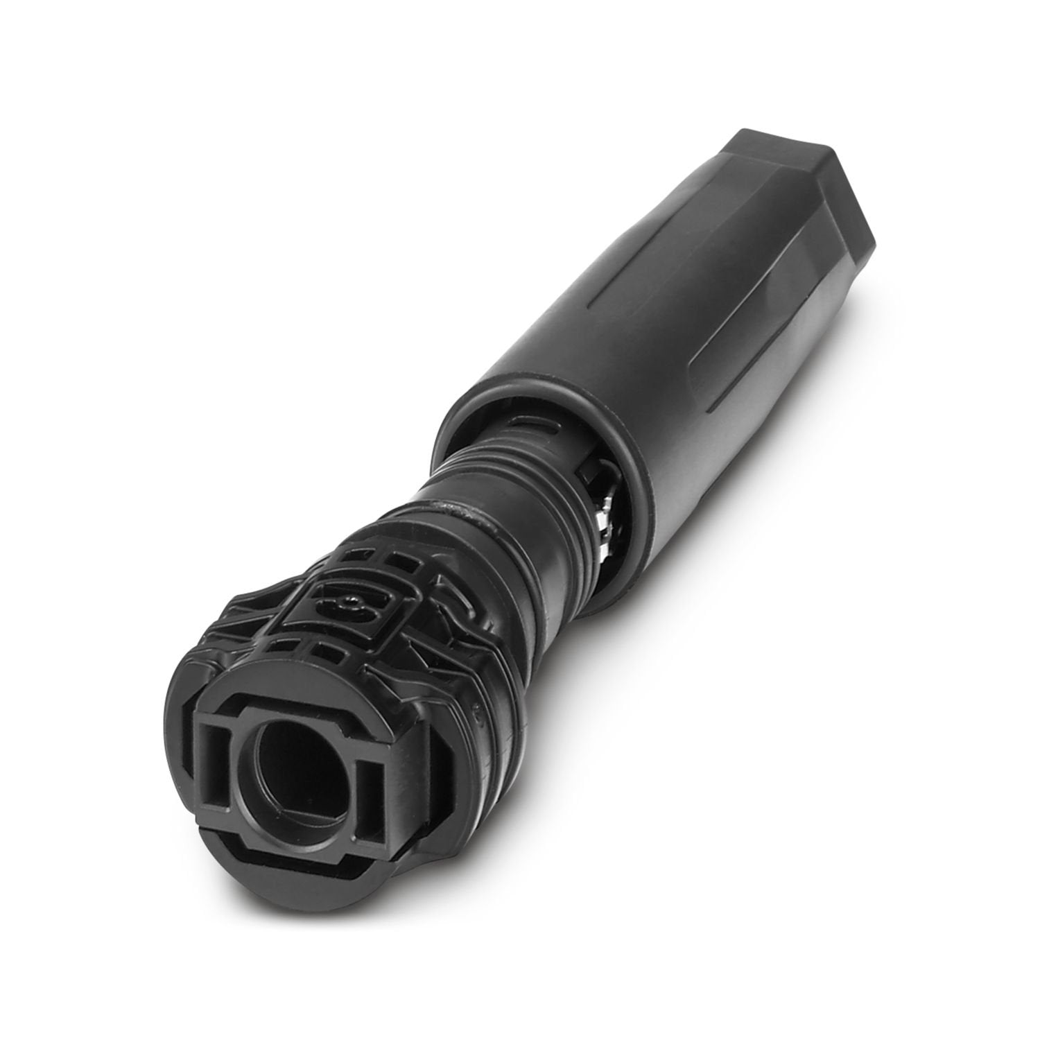Connector, Range of articles: SUNCLIX, color: black, number of positions: 1, min. conductor cross-section: 2.5 mm 2 , max. conductor cross-section: 6 mm 2 , rated voltage: 1500 V DC, rated current: 35 A, Connection method: Spring-cage, min. cable diameter: 5 mm, max. cable diameter: 8 mm