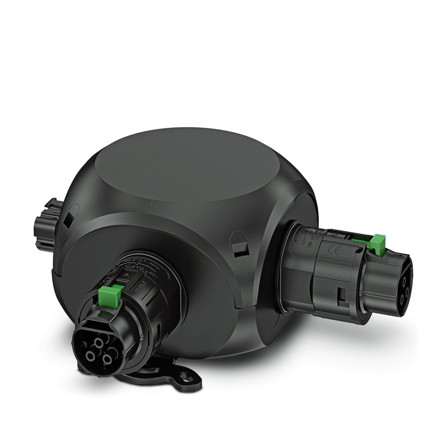 T distributor, Range of articles: PRC 35, design: T distributor, color: black, number of positions: 5, max. conductor cross-section: 4 mm 2 , rated voltage: 400 V, rated current: 32 A, Connection method: Preassembled, Alternatively, this item can be wired. For your specific requirements, please contact your local PHOENIX CONTACT subsidiary.
