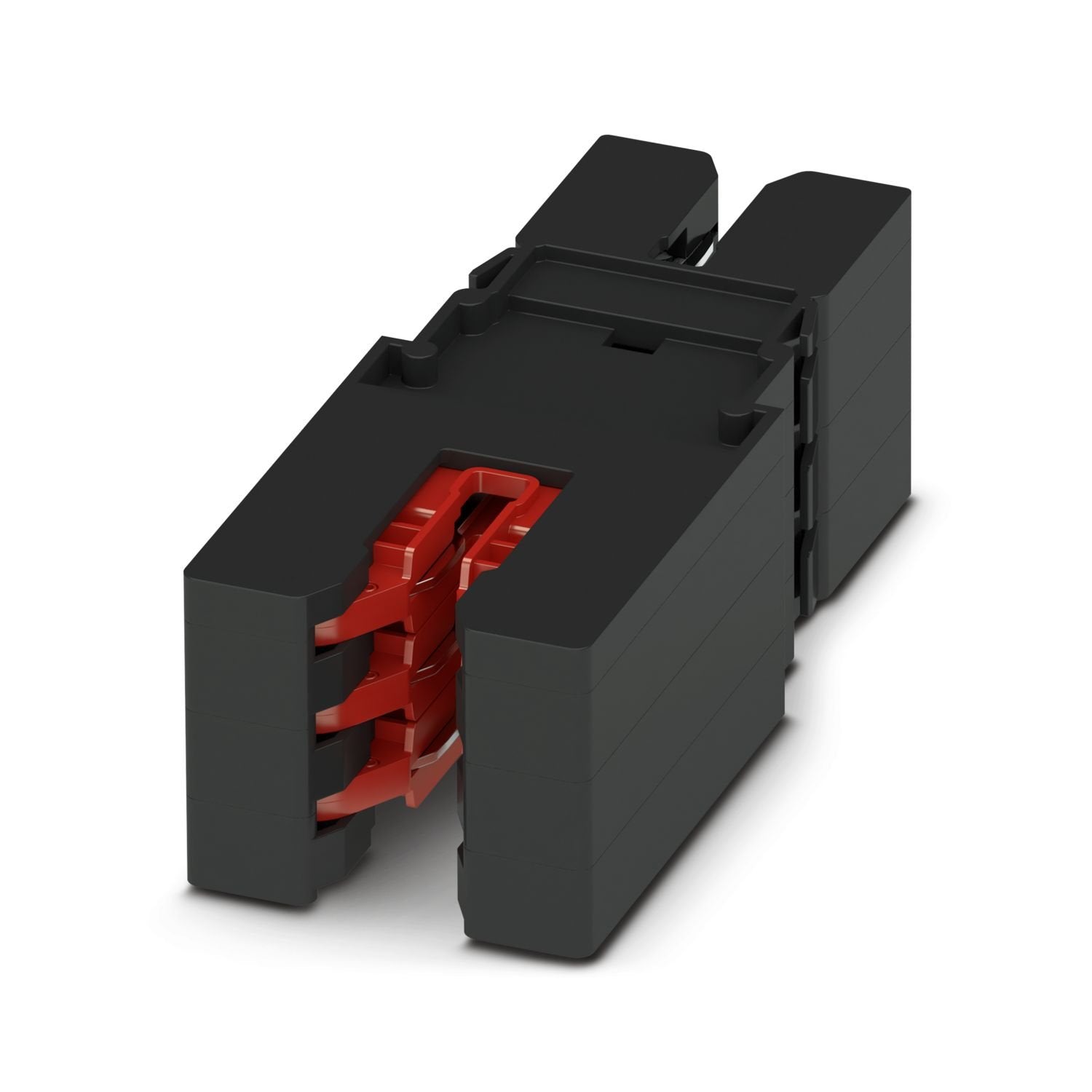 Connector, Range of articles: BBC, design: Connector, color: black, number of positions: 1, rated voltage: 1500 V DC, rated current: 160 A, Connection method: Spring-cage connection