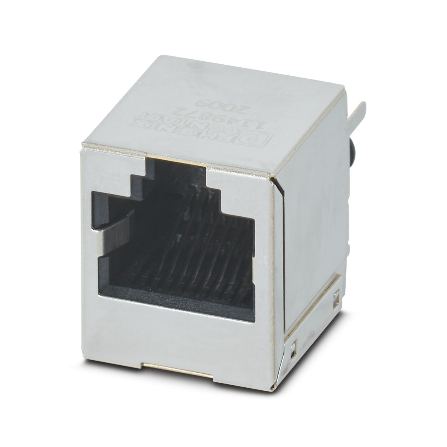 Modular RJ45 PCB connectors, design: THD, number of positions: 8 (8P8C), 10 Gbps, degree of protection: IP20, connection method: Female, Tray