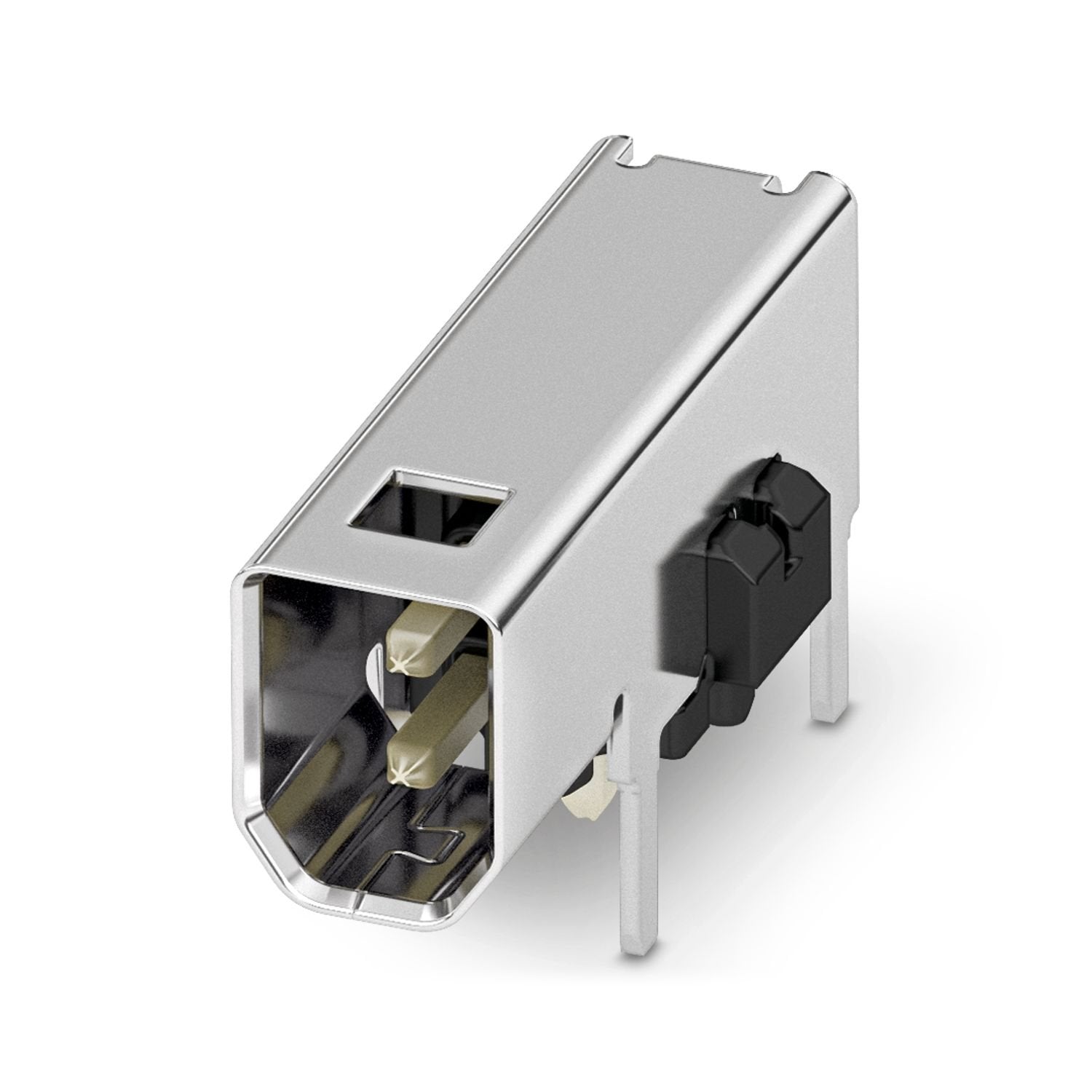 SPE PCB connector, design: IEC 63171-2, degree of protection: IP20, number of positions: 2, 1 Gbps, CAT B (ISO/IEC 63171), material: Metal, connection method: THR solder connection, cable outlet: straight, Single Pair Ethernet