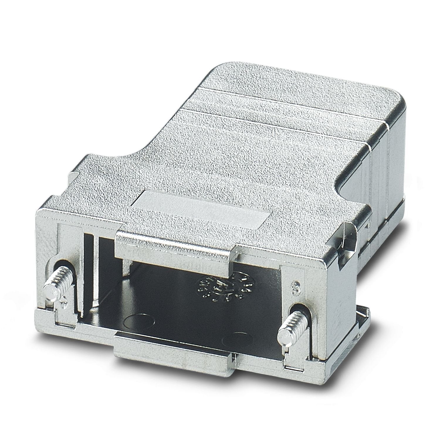 D-SUB sleeve housings, degree of protection: IP20, material: ABS, metal-plated, cable outlet: straight, housing size: 2, color: Bare metallic