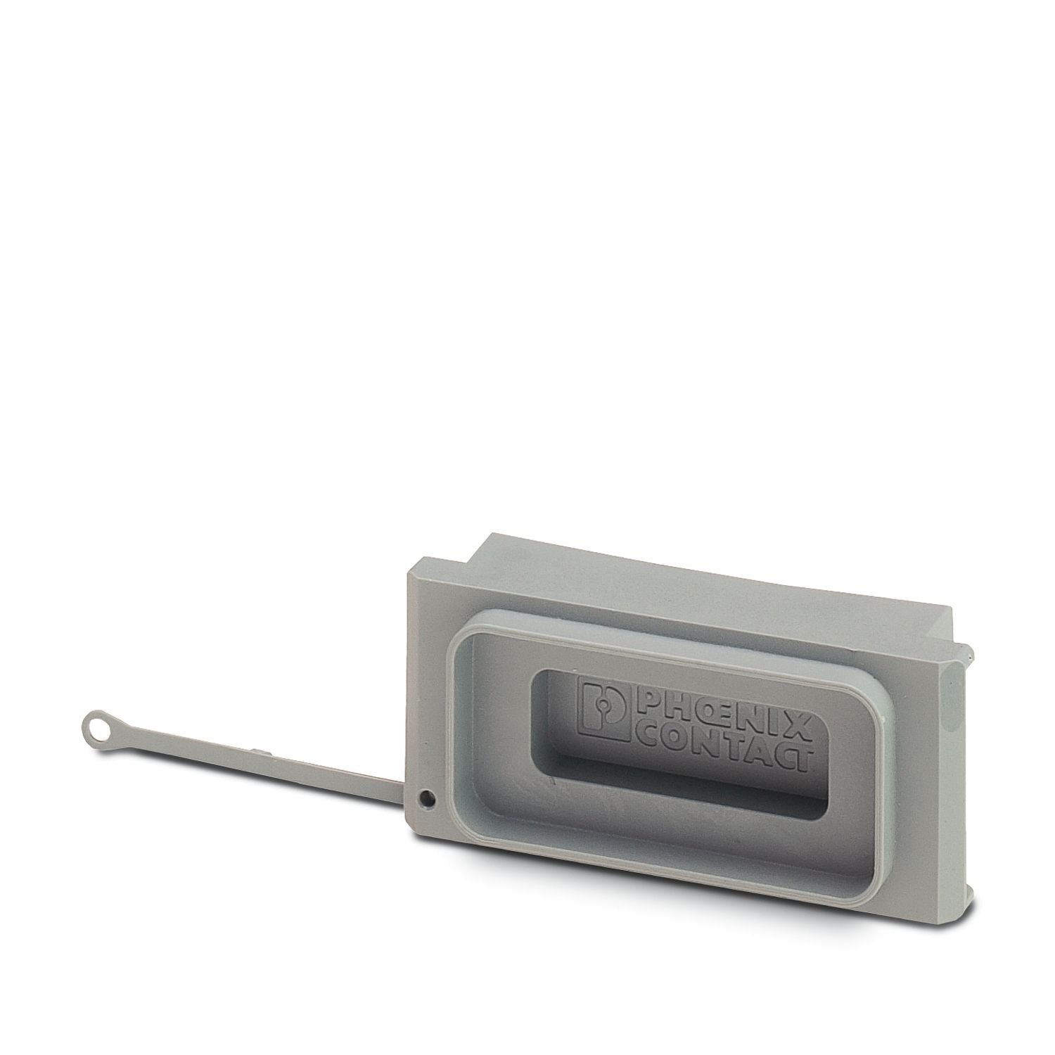 D-SUB protective cover, material: PA, housing size: 1, color: gray
