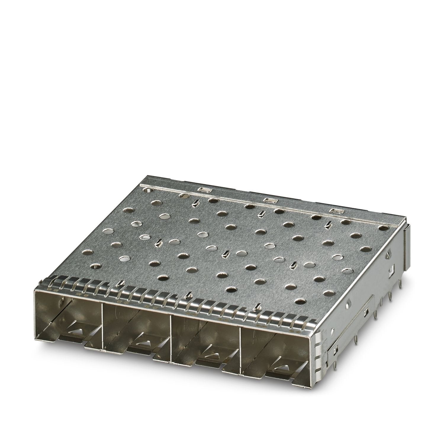 Cage for the insertion of SFP or SFP+ transceivers