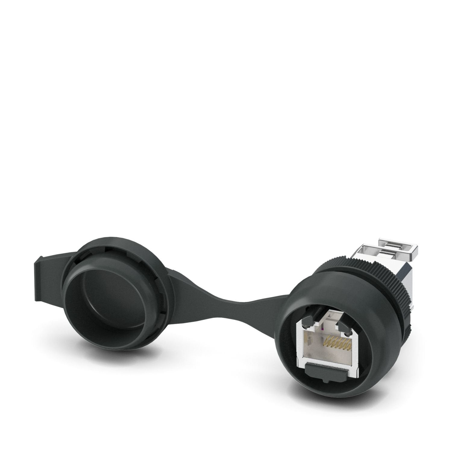 Data interface, design: RJ45, number of positions: 8, 10 Gbps, CAT6 A (IEC 60603-7-51), material: PA, connection method: IDC connection, Ethernet