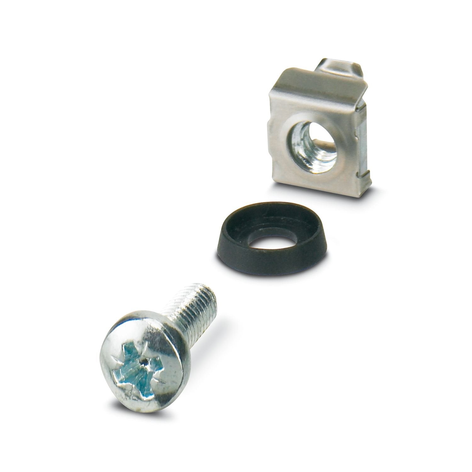Screw set, fixing material for the frame