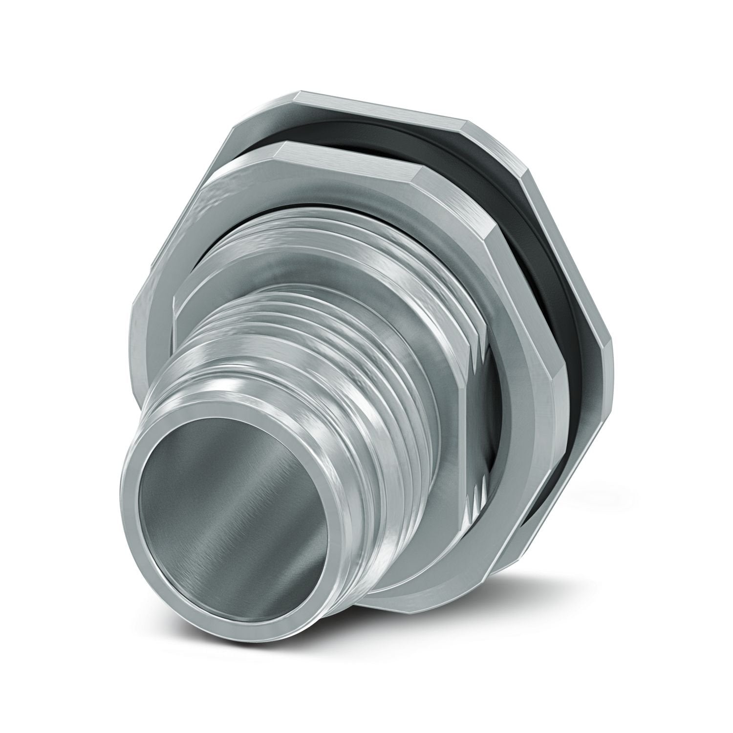 Housing screw connection, Pin, M12-Push-pull external locking, SMD reflow, Item is lead-free in accordance with RoHS II without Exemption 6c (Pb < 0.1 %)