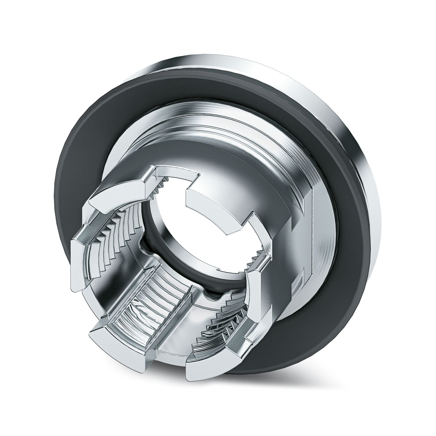 Housing screw connection, Socket, M12-Screw locking mechanism, this item is expected to be lead-free from Q1 2027 in accordance with RoHS II without exception 6c (Pb < 0.1%), a lead-free alternative is possible on request in advance