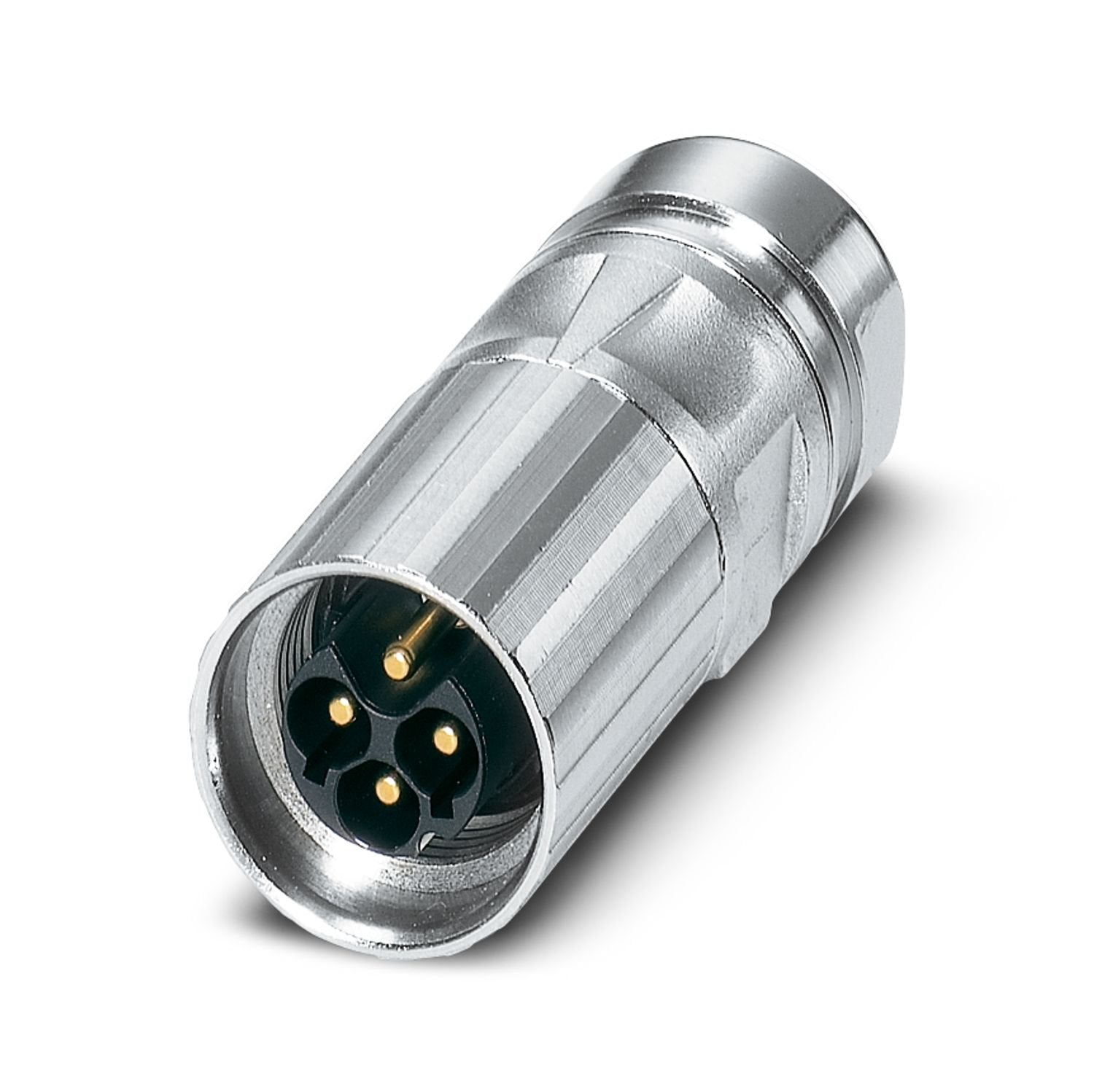 Cable connector, straight, Screw locking mechanism, M17, number of positions: 3+PE, contact connection type: Pin, shielded: yes, degree of protection: IP67, cable diameter range: 10 mm ... 12.5 mm, number of positions: 4, connection method: Crimp connection, series: ST, this item is expected to be lead-free from Q1 2026 in accordance with RoHS II without exception 6c (Pb < 0.1%), a lead-free alternative is possible on request in advance, This product is in the process of being discontinued. This product mus
