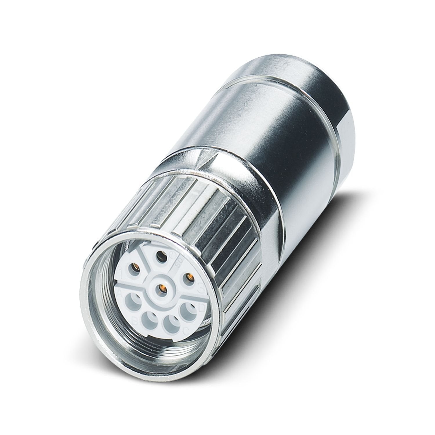 Cable connector, straight long, Screw locking mechanism, M23, number of positions: 4+3+PE, contact connection type: Socket, shielded: yes, degree of protection: IP67, cable diameter range: 7.5 mm ... 18 mm, number of positions: 8, connection method: Crimp connection, series: SF, This product is in the process of being discontinued. This product must no longer be considered for new projects. Please contact your sales representative for alternatives.