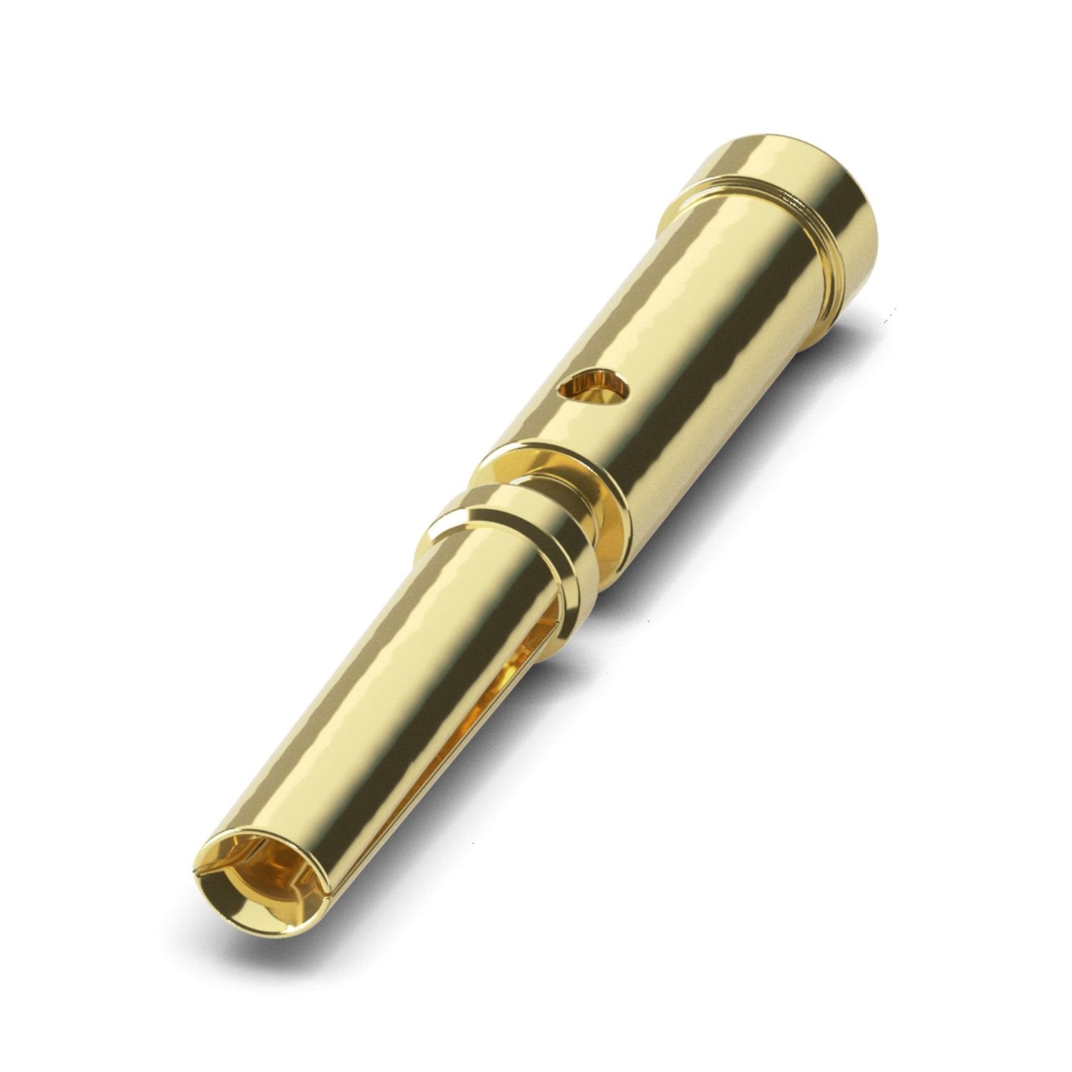 Crimp contact, Socket, turned, contact diameter: 0.6 mm, connection cross section: 0.34 mm 2 ... 0.5 mm 2 , contact material: CuZn