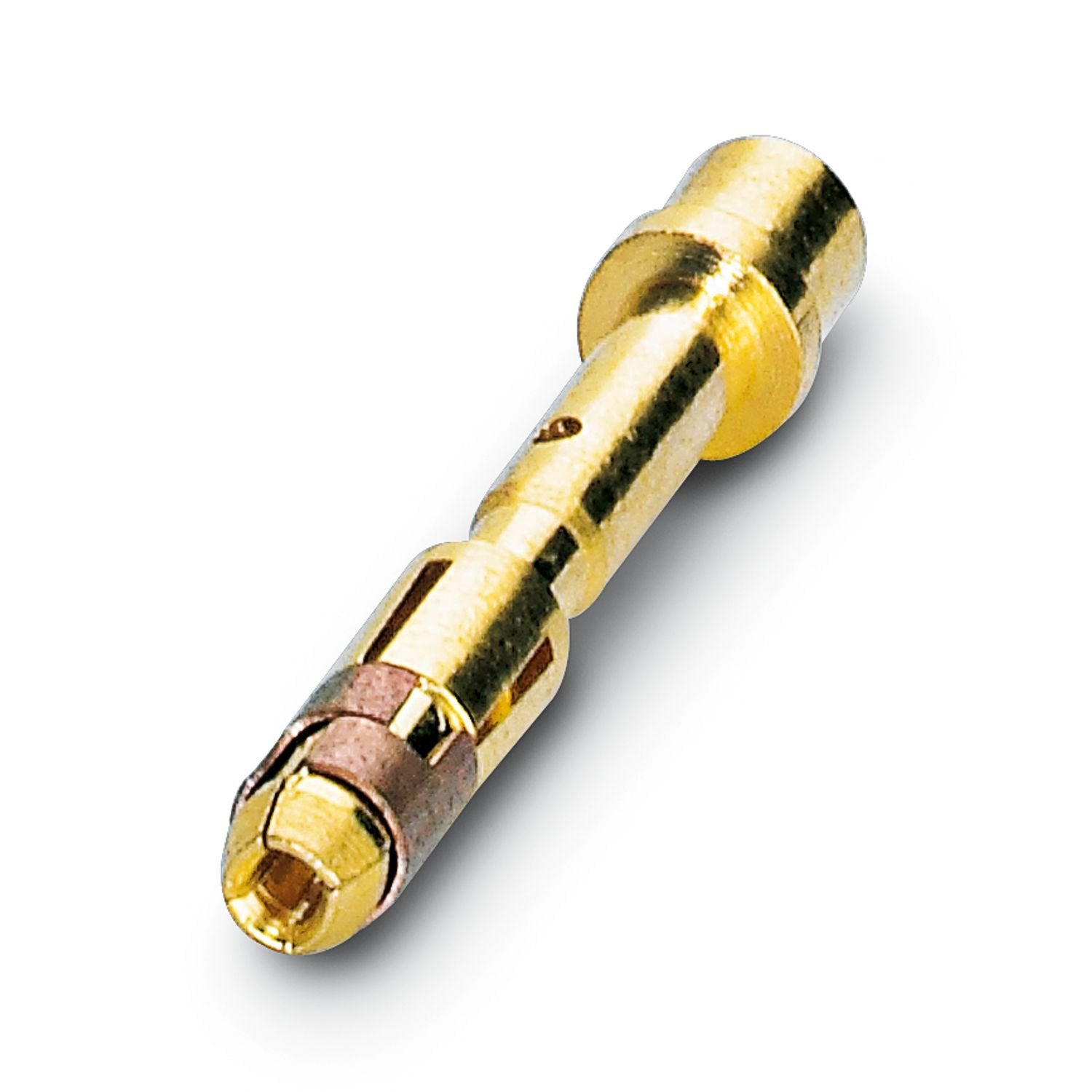 Crimp contact, Socket, turned, contact diameter: 1.5 mm, connection cross section: 0.25 mm 2 ... 2.5 mm 2 , contact material: CuZn, Item is lead-free in accordance with RoHS II without Exemption 6c (Pb < 0.1 %)