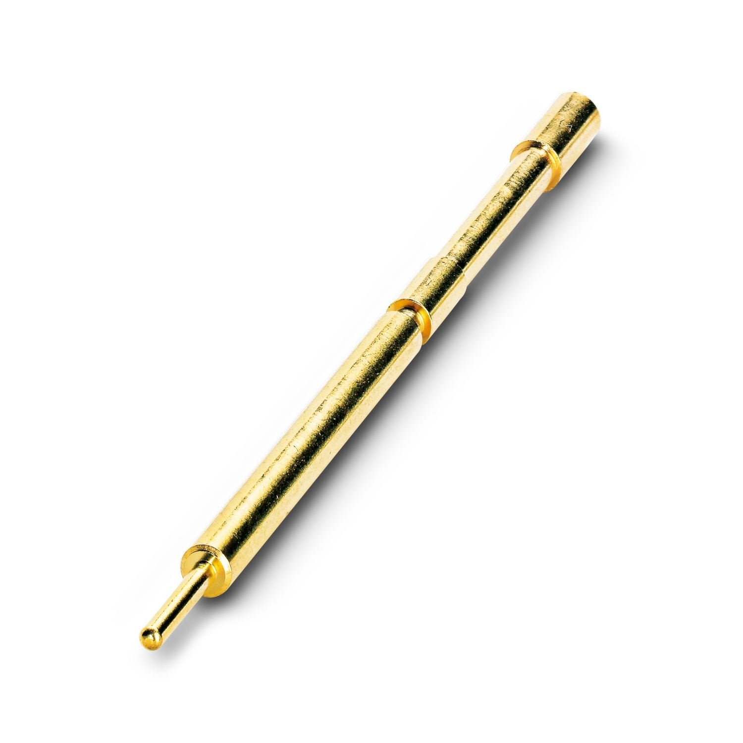 Crimp contact, Pin, turned, contact diameter: 1.6 mm, connection cross section: 0.34 mm 2 ... 1.5 mm 2 , contact material: CuZn, Item is lead-free in accordance with RoHS II without Exemption 6c (Pb < 0.1 %)