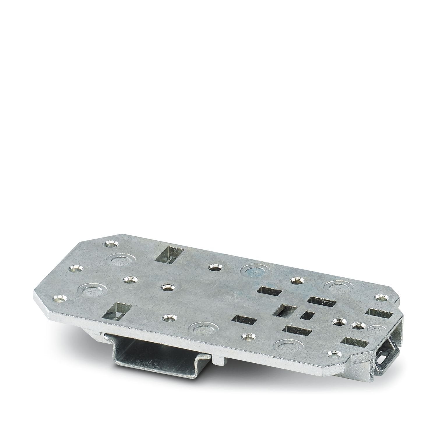 Universal DIN rail adapter, for screwing on switchgear