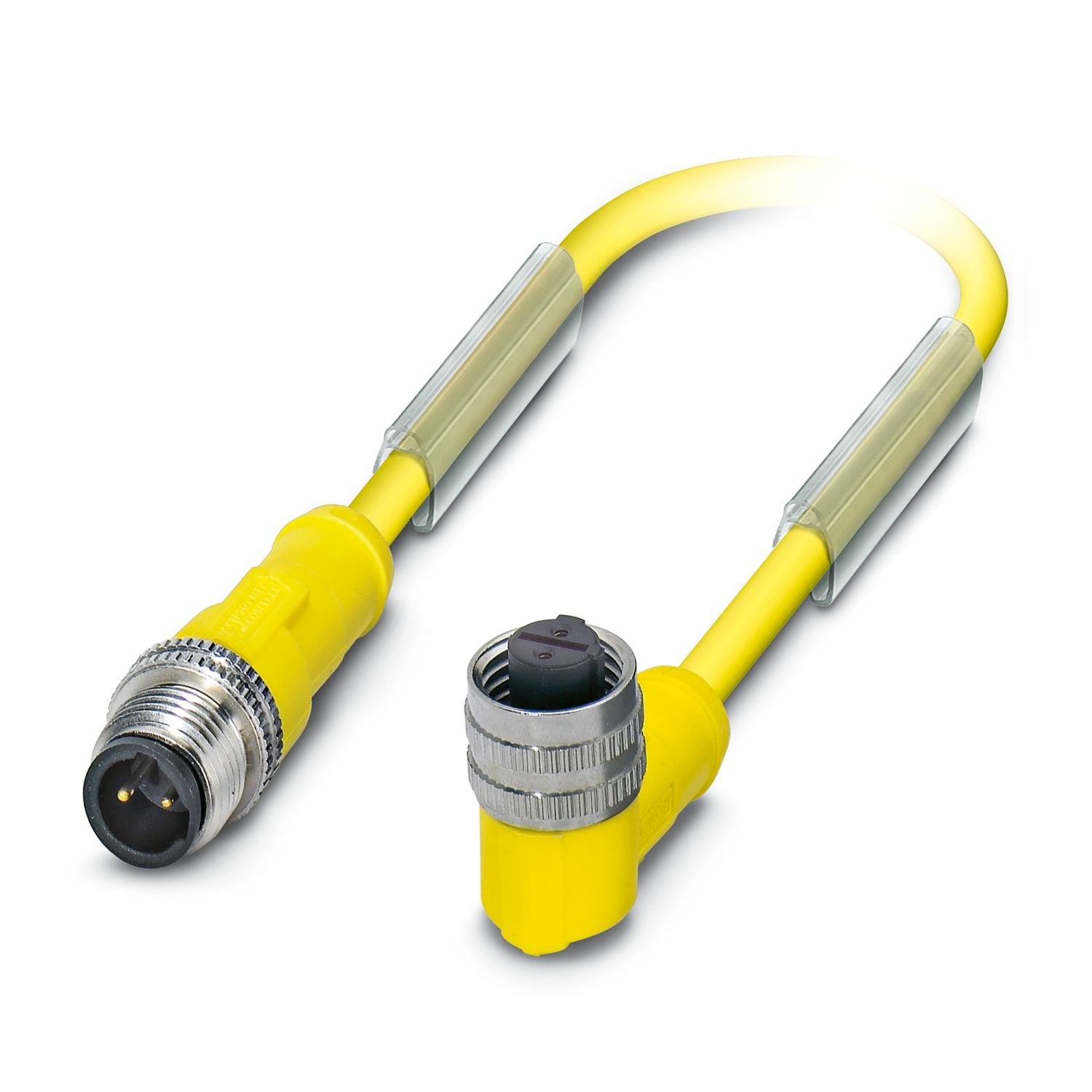Sensor/actuator cable, 2-position, Plug straight 1/2"-20UNF, coding: C, on Socket angled 1/2"-20UNF, coding: C, cable length: Free input (0.2 ... 40.0 m)