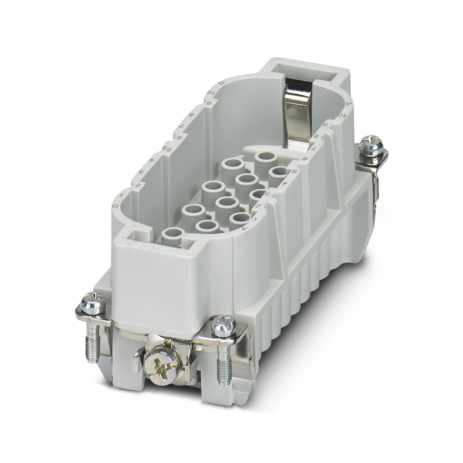 Contact insert, number of positions: 40+PE, size: B16, number of connections per position: 1, Pin, Crimp connection, 250 V, 10 A, 0.14 mm 2 ... 2.5 mm 2 , application: Signal
