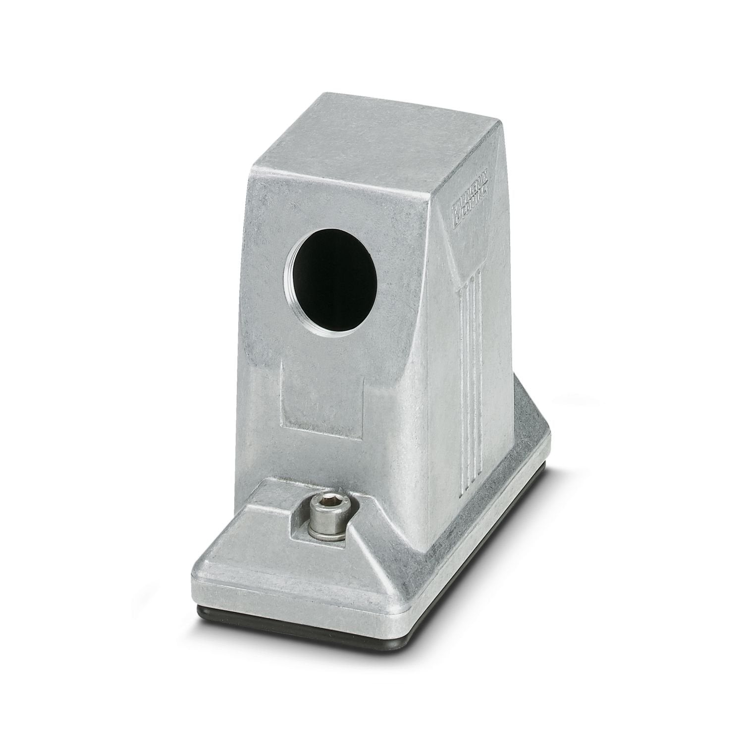 HEAVYCON ADVANCE sleeve housing, B10, with stainless steel screw locking (Allen screw), salt-water-resistant aluminum, height 93.7 mm, with 1x M25 thread, lateral cable outlet, without surface; conductive seal (EMC properties)