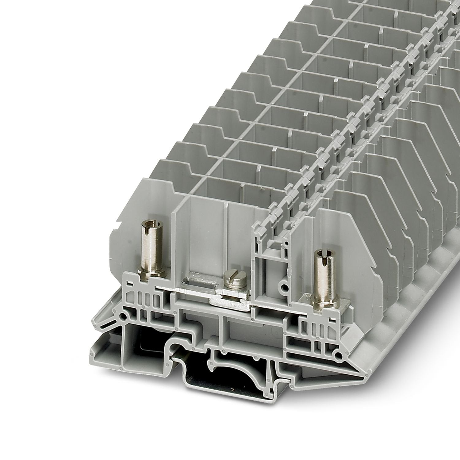 Test disconnect terminal block, cross section: 0.1 - 6 mm 2 , AWG: 26 - 8, width 13 mm, color: gray